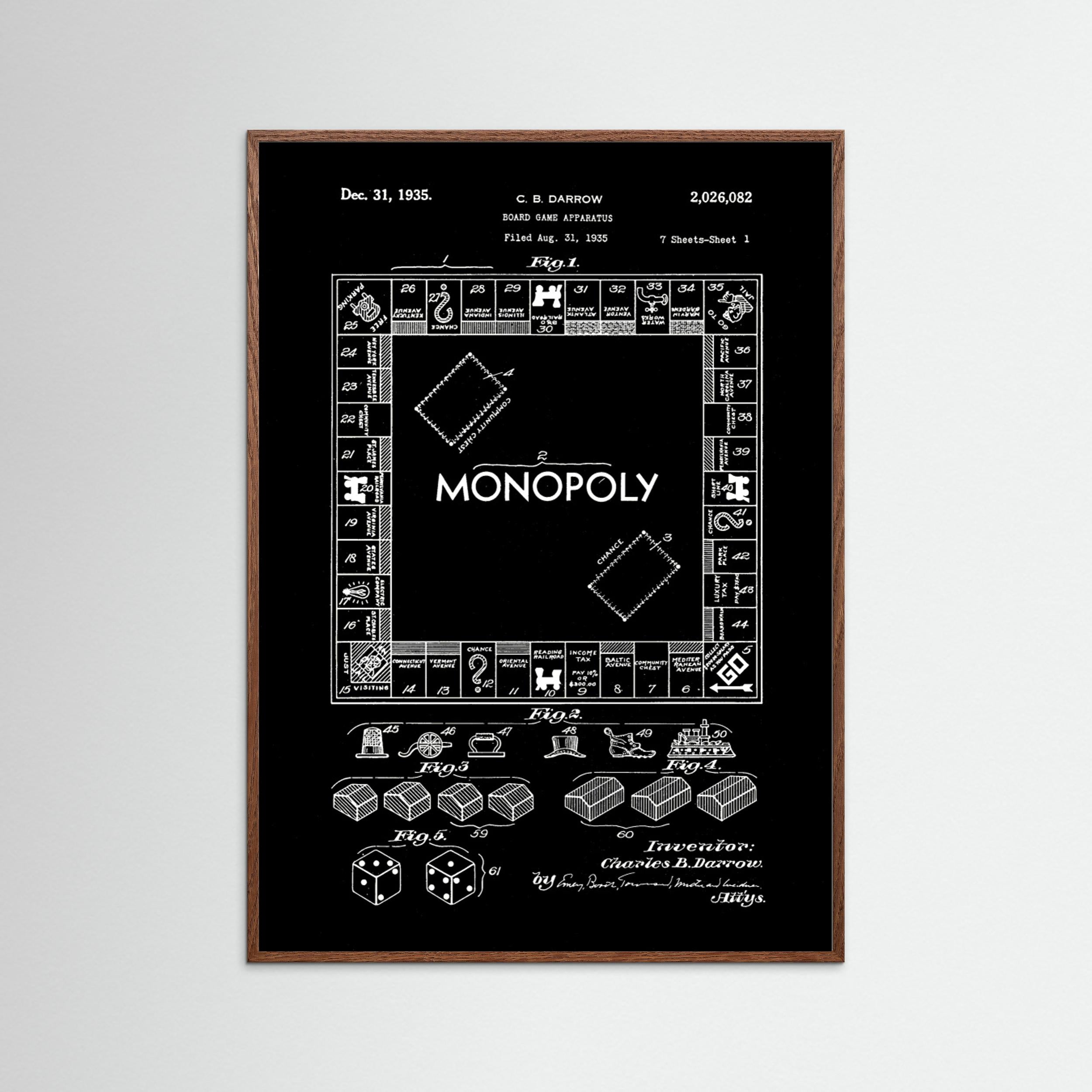 Board Game Patent 1935 by Andreas Magnusson